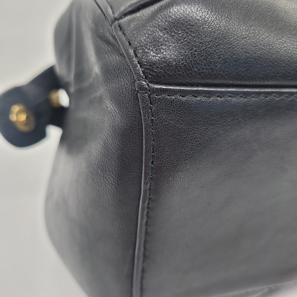 GIANNI VERSACE 1990 Couture Lambskin Leather Handbag - Picture 9 of 13